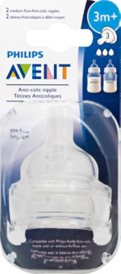 Philips Avent Anti Colic Bottle Biberon Anticoliques Nip Med Flow 2 - Each