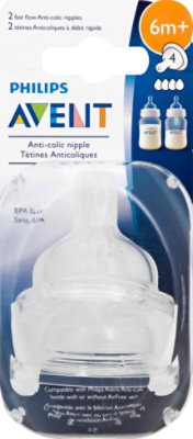 Avent Nipple Anti Colic Fst Flw 2 - Each