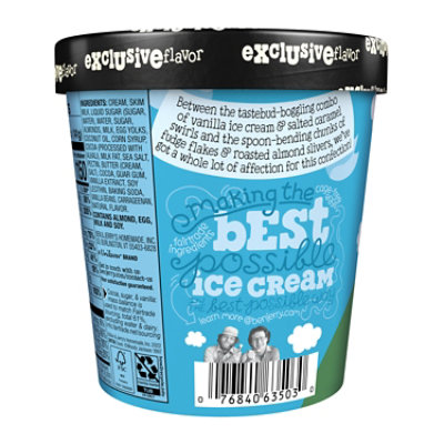 Ben & Jerry's Ice Cream Pint Salted Caramel Almond - 16 Oz - Image 6