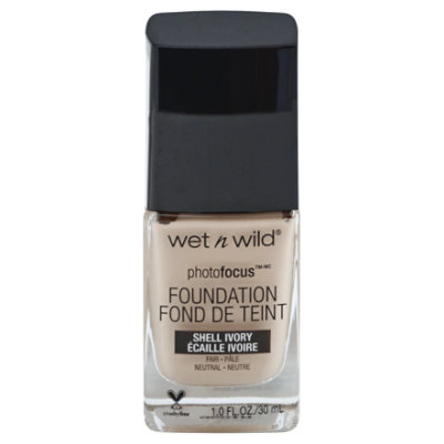 Wet N Wild Photo Focus Foundation Shell Ivory - 1 Fl. Oz. - Image 3