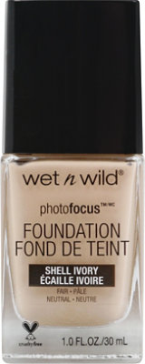 Wet N Wild Photo Focus Foundation Shell Ivory - 1 Fl. Oz. - Image 2