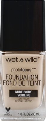 Wet N Wild Photo Focus Foundation Nude Ivory - 1 Fl. Oz. - Image 2