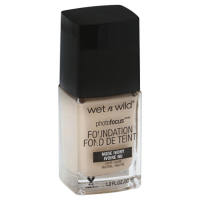 Wet N Wild Photo Focus Foundation Nude Ivory - 1 Fl. Oz.