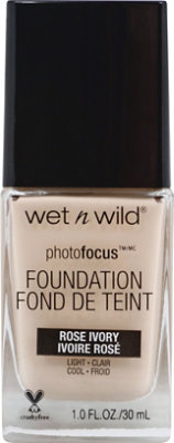 Wet N Wild Photo Focus Foundation Rose Ivory - 1 Fl. Oz. - Image 2