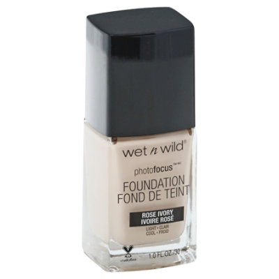 Wet N Wild Photo Focus Foundation Rose Ivory - 1 Fl. Oz. - Image 1