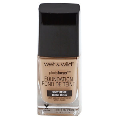 Wet N Wild Photo Focus Foundation Soft Beige - 1 Fl. Oz. - Image 3
