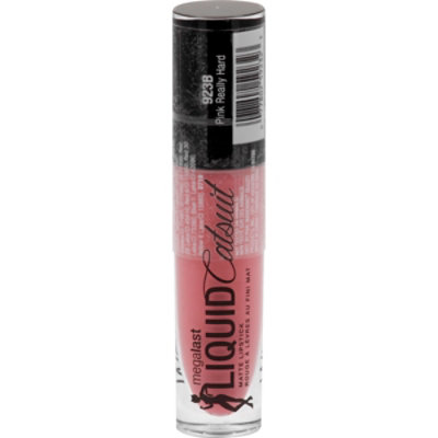 Wet N Wild Megalast Liquid Catsuit Lipstick Matte Pink Really Hard - 0.21 Oz