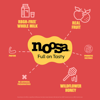 Noosa Strawberry Finest Yoghurt  - 8 Oz - Image 5