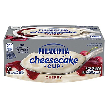 Philadelphia Cherry Cheesecake Snacks Cups - 2-3.25 Oz - Image 5