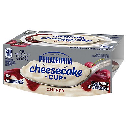 Philadelphia Cherry Cheesecake Snacks Cups - 2-3.25 Oz - Image 9