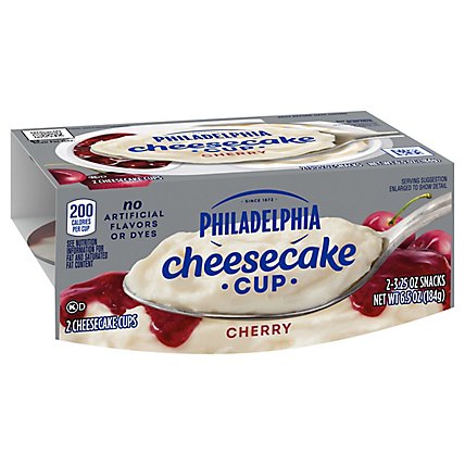Philadelphia Cherry Cheesecake Snacks Cups - 2-3.25 Oz - Image 8