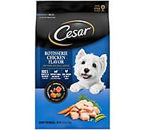 Cesar Rotisserie Chicken Flavor With Spring Vegetables Garnish Small Breed Dry Dog Food - 5 Lb