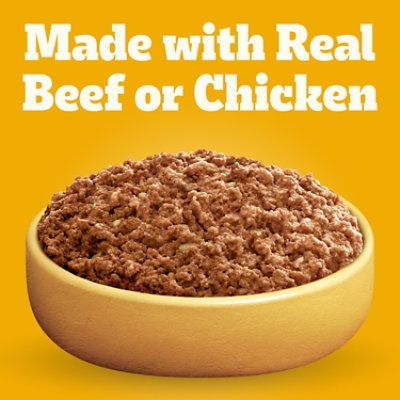 Pedigree Chicken/Beef/Beef Bacon & Cheese Adult Soft Wet Dog Food Pouches Variety Pack - 18-3.5 Oz - Image 3