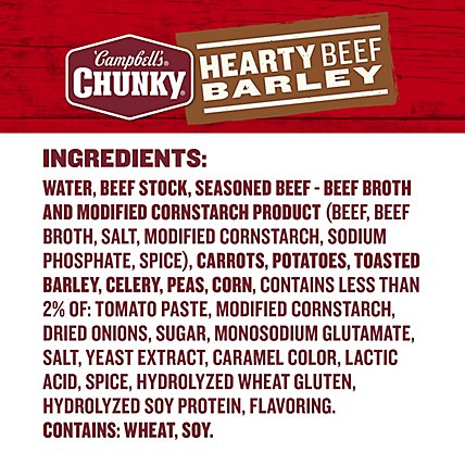 Campbells Chunky Soup Hearty Beef Barley - 18.8 Oz - Image 6