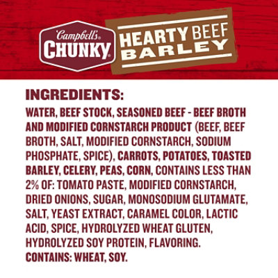 Campbell's Chunky Hearty Beef and Barley Soup - 18.8 Oz - Image 5