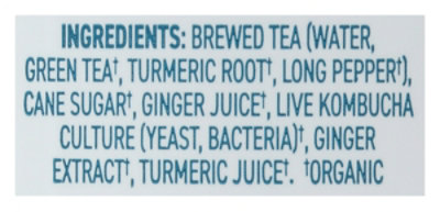 Brew Dr Kombucha Ginger Turmeric - 14 Fl. Oz. - Image 4