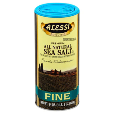 Alessi Fine Sea Salt - 24 Oz - Image 1