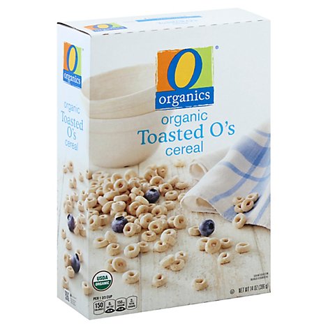 O Organics Organic Cereal Oat & Rice Toasted Os - 14 Oz