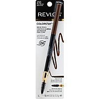 Revlon ColorStay Brow Pencil Waterproof Soft Brown 210 - 0.012 Oz - Image 2