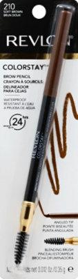 Revlon ColorStay Brow Pencil Waterproof Soft Brown 210 - 0.012 Oz - Image 2