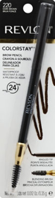 Revlon ColorStay Brow Pencil Dark Brown 220 - 0.012 Oz - Image 2