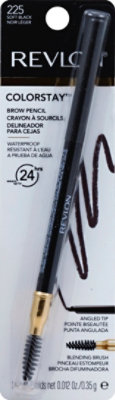 Revlon ColorStay Brow Pencil Soft Black 225 - 0.012 Oz - Image 2