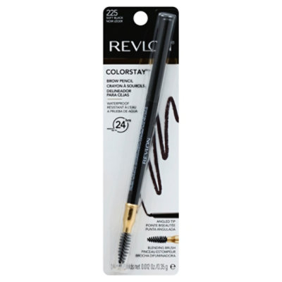 Revlon ColorStay Brow Pencil Soft Black 225 - 0.012 Oz