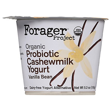 Forager Project Organic Yogurt Alternative Cashewmilk Dairy Free Vanilla Bean - 5.3 Oz - Image 3