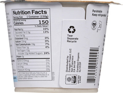 Forager Project Organic Yogurt Alternative Cashewmilk Dairy Free Vanilla Bean - 5.3 Oz - Image 5