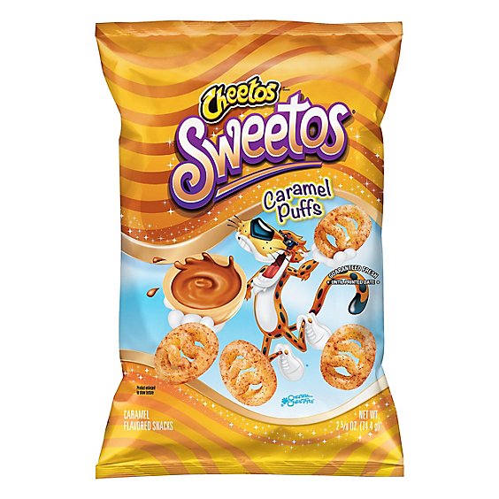 CHEETOS Sweetos Snacks Caramel Flavored Puffs - 2.625 Oz