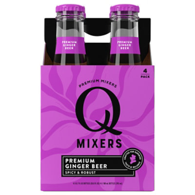 Q Mixers Light Ginger Beer - 4pk/7.5 fl oz Cans