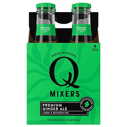 Q Mixers Ginger Ale - 4-6.7 Fl. Oz. - Image 1