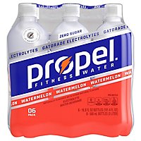 Propel Water Beverage with Electrolytes & Vitamins Watermelon - 6-16.9 Fl. Oz. - Image 1