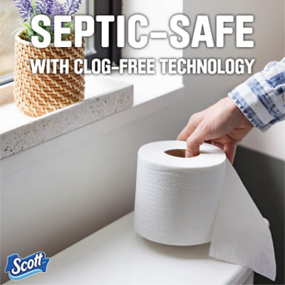 Scott 1000 Toilet Paper Sheet Rolls 1 Ply Toilet Tissue - Image 4