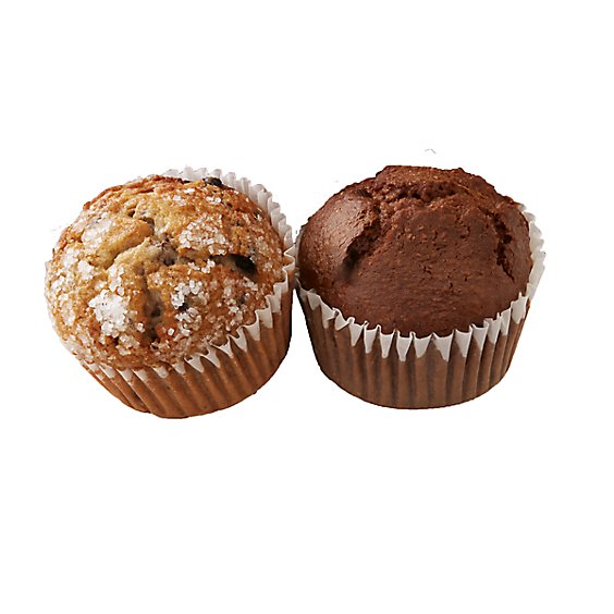Bakery Muffins Blueberry/Bran 2 Count - Each