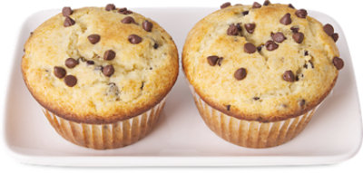 Bakery Muffins 2 Count Chocolate Chip - Each