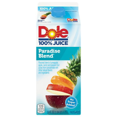 Dole 100% Juice Paradise Blend Chilled - 59 Fl. Oz. - Image 1