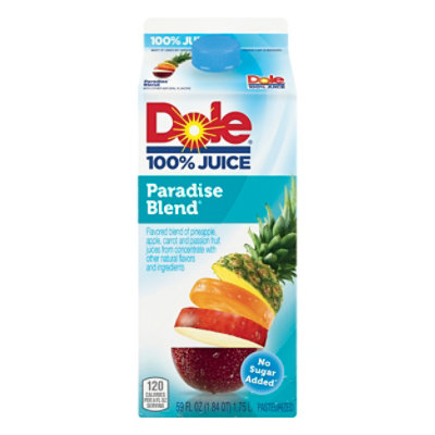 Dole 100% Juice Paradise Blend Chilled - 59 Fl. Oz.