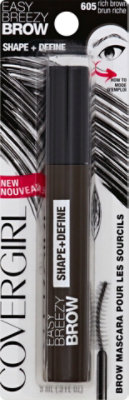 COVERGIRL Easy Breezy Brow Mascara Shape + Define Rich Brown - Each - Image 2