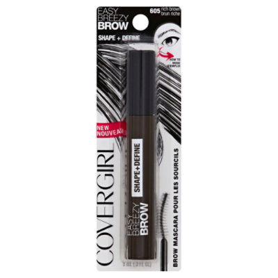 COVERGIRL Easy Breezy Brow Mascara Shape + Define Rich Brown - Each