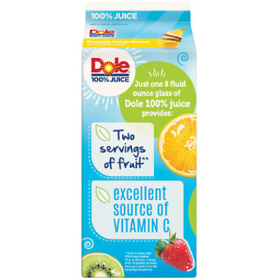 Dole 100% Juice Pineapple Orange Banana Chilled - 59 Fl. Oz. - Image 5