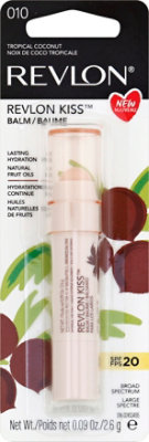 Revlon Kiss Lip Balm Spf 20 Tropical Coconut 010 - 0.09 Oz - Image 2