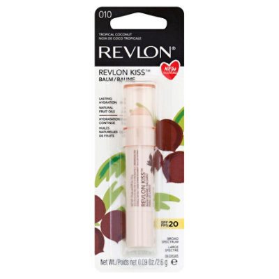 Revlon Kiss Lip Balm Spf 20 Tropical Coconut 010 - 0.09 Oz - Image 1