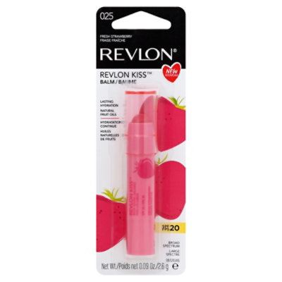 Revlon Kiss Lip Balm Spf 20 Fresh Strawberry 025 - 0.09 Oz