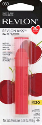 Revlon Kiss Lip Balm Spf 20 Sweet Cherry 030 - 0.09 Oz - Image 2
