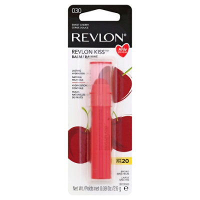 Revlon Kiss Lip Balm Spf 20 Sweet Cherry 030 - 0.09 Oz - Image 1