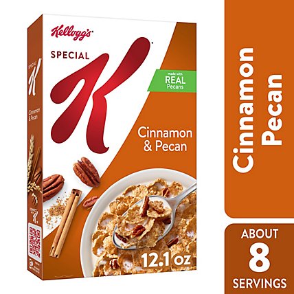 Special K Breakfast Cereal Made with Real Pecans Cinnamon and Pecan - 12.1 Oz - Image 2