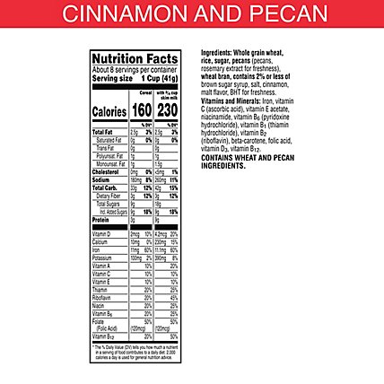 Special K Breakfast Cereal Made with Real Pecans Cinnamon and Pecan - 12.1 Oz - Image 4