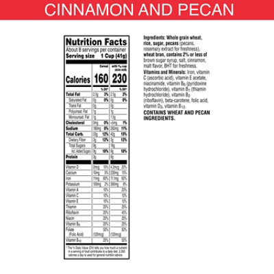 Special K Breakfast Cereal Cinnamon and Pecan - 12.1 Oz - Image 4