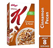 Special K Breakfast Cereal Made with Real Pecans Cinnamon and Pecan - 12.1 Oz